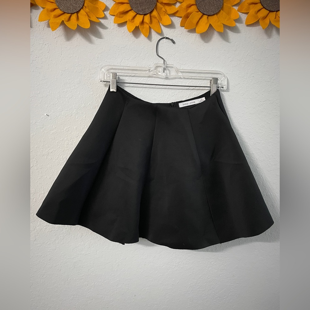 bishop + young - pleated mini skirt